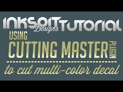 Adobe Illustrator - using the Cutting Master plugin to cut multi-color decals