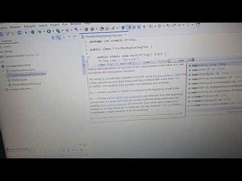 First non repeating char from String using Stream Api #javainterviewquestions #streamapi #java