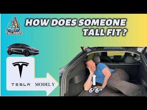How does a 6' 6" tall person fit in the 2021 Tesla Model Y??