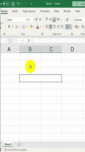 How to split one cell into two cells in Excel #shorts #viral #exceltips