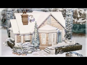 cozy winter cottage ❄️☃️ | the sims 4 speedbuild
