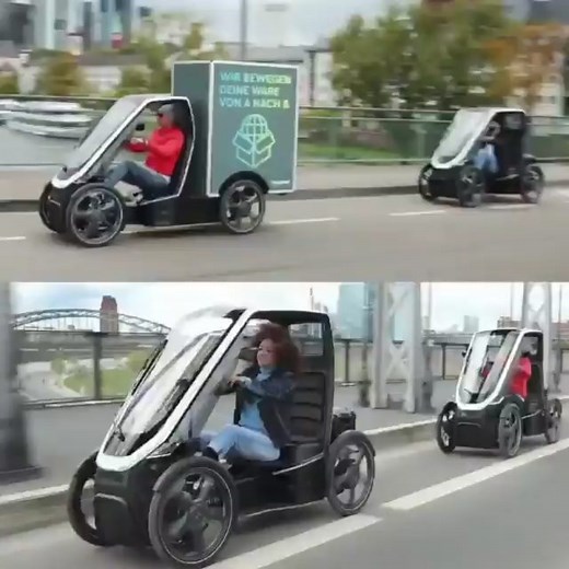 Engineering Principles | Follow @inspiring.engineering for more. 🔥Freedom and agility of a bicycle with the cargo volume and weather protection of a small car. . 🔻... | Instagram