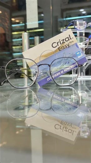 crizal easy pro with hexagonal shape frame 🕶️