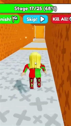 DUCK'S PRISON RUN! 8 #gameplay #robloxobby #barryprisonrun #shorts