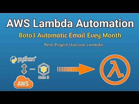 AWS Lambda | Automate AWS Infrastructure using Boto3 | Python Boto3 | Lambda automation step by step