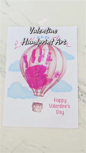 A simple Valentine handprint art idea that turns little hands into a sweet hot air balloon keepsake, perfect for toddlers, preschoolers, and an easy Valentine craft at home or in the classroom. This makes a lovely Valentine handprint art keepsake, a printable Valentine activity for kids, a toddler Valentine craft, preschool Valentine art, a simple kids craft, and a meaningful homemade Valentine gift parents will want to keep. #creatorsearchinsights