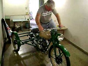 Motocarro Puma Sachs 98 1era.Puesta marcha