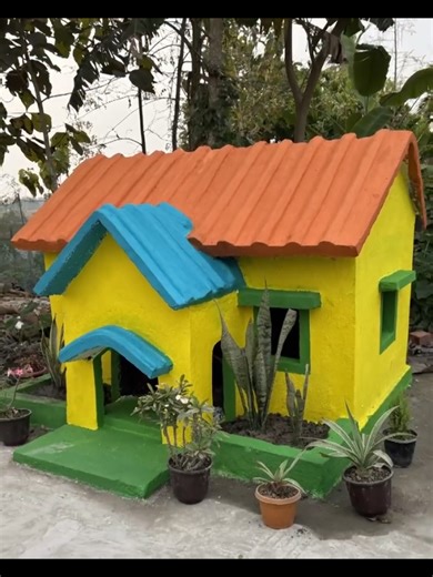 Beautiful Tiny Bricks House 3D Model