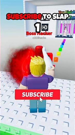 Roblox boss hacker slap moment #roblox #robloxgames #robloxedit