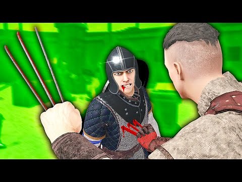 WOLVERINE CLAWS SLICES THROUGH ENEMIES - Blade and Sorcery VR Mods (U8.4)