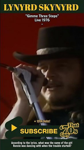 Lynyrd Skynyrd - Gimme Three Steps - Live 1976