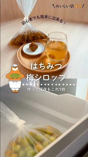 【はちみつ梅シロップ】はじめての梅仕事に♪少量作れる梅シロップ