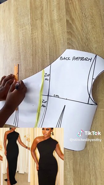 A-Line Dress Tutorial: Create an Asymmetric Neckline