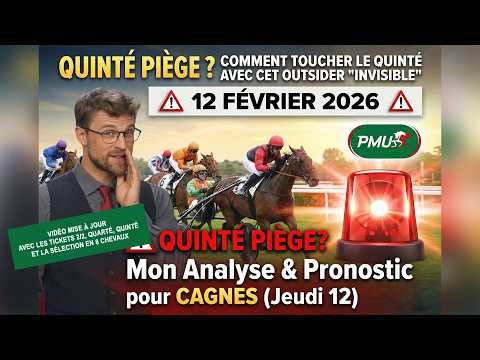 PRONOSTIC QUINTE+ DU JOUR 12-02-2026 : COMMENT TOUCHER LE QUINTÉ AVEC CET OUTSIDER "INVISIBLE" 💎