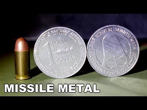 ⛔️Soviet Titanium COINS made from MISSILES - Are they Bulletproof?
