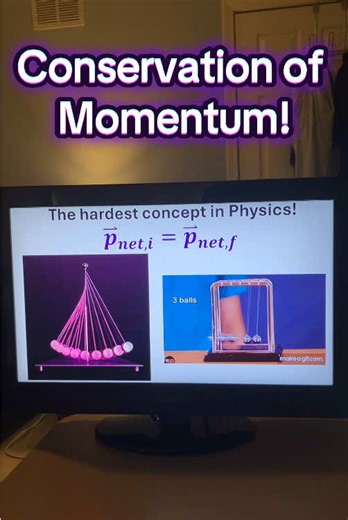 Conservation of Momentum! Share this video! Check out my algebra guide for STEM (link in bio)!