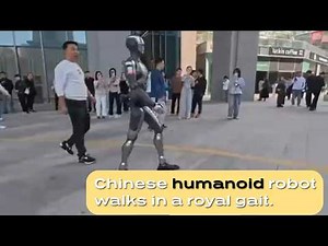 Chinese humanoid robot walks in a royal gait | SE01: A Revolutionary Full-Sized Humanoid Robot