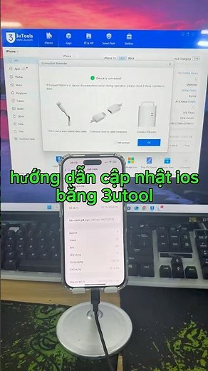 hướng dẫn cập nhật ios mới bằng phần mềm 3utool #xuhuongyoutube ‪@BiMatNgheDienThoai‬