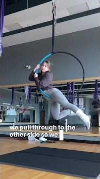 Aerial Hoop Crescent Roll Tutorial #aerialhoop