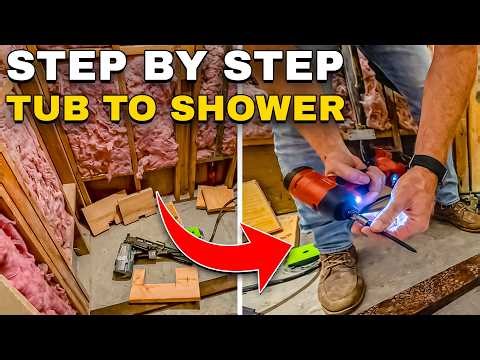 Modernize Your Bathroom: Step-by-Step Tub to Walk-in Shower Guide