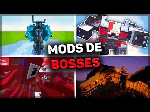 OS 10 MELHORES MODS DE BOSSES PARA O MINECRAFT! 🔥 | TOP 10 MODS