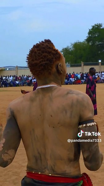Powerful response of Kulang for a showdown against Kur Deng Paka at APT wrestling ground, one of the powerful young players in the country ❤️