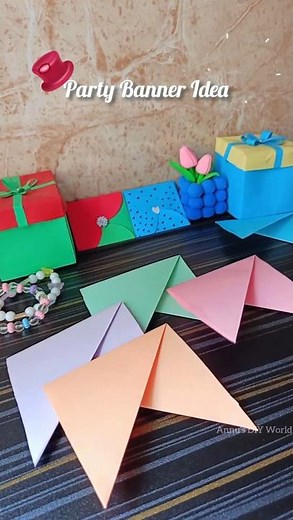 ✨ DIY Party Banner Idea 🎉 | Easy & Creative Decoration for Any Celebration #shorts #party #banner