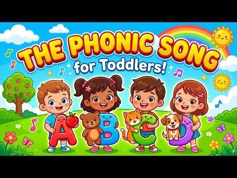 Phonics song 3 with two words in 3d l Phonic sounds of alphabets A to Z|Abc Phonic song for toddlers
