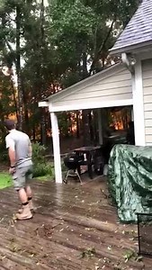 See a power line fire near a house in Covey Crossing in Tallahassee