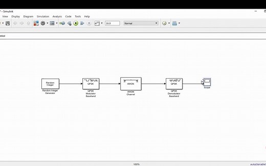 使用 Simulink MATLAB 的 QPSK仿真设计建模