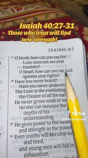 Discovering Strength Through Isaiah 40:27-31