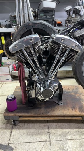 1980 Harley Shovelhead Engine #harleydavidson #shovelhead #blessed #engine #inspection #cleaning