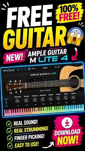 FREE GUITAR! Ample Guitar M Lite #shorts