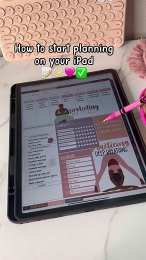 Start using your iPad as a planner. This can help increase your iPad utilization and plan more efficiently. Here are the steps to get started👀⬇️ 1. Download a note-taking app (I use Goodnotes) ✅ 2. Purchase a planner from my Etsy shop (did you know digital planners are more cost effective? If you purchase an undated version, you can use it over and over again)✅ 3. Download file and install to your note-taking app (you get video instructions on how to do this) 4. Make sure you follow so you can