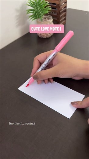 artisstic_world2 on Instagram: "Cute love note card idea ! . . . . . . . [cute card , note card , love card , card ideas , love cards , handmade cards , handmade , card tutorial, 2025 , aesthetic cards , diy , diy ideas , craft , daily craft , handmade craft , cute stuff , art , daily art , love quotes , note card , follow for more , dm , dm to order , order now ] . . . . . . . . . #cardtutorial #cardideas #card #handmade #handmadecards #lovecards #cutecards #artisstic_world #artisstic_world2 #p