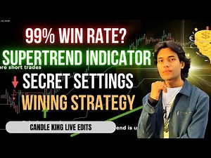Supertrend Indicator SECRET Settings for HUGE Profits! (99% Accuracy) 📈