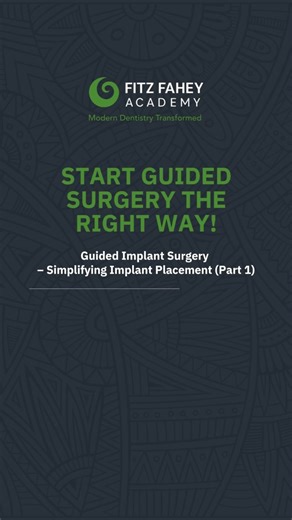 If you’re planning to introduce guided surgery into your workflow in 2026, start with the right foundation. Likewise, if you want to take your guided game to the next level, then it is important that you understand the fundamentals 😎 Join my Simplifying Implant Placement Part 1 course! Philosophy, know-how and case examples are used to illustrate how to translate the digital plan accurately into the mouth. During the two days, we also have hands-on sessions, step-by-step training (in a small gr