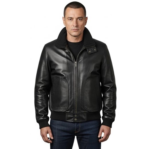 Men’s Lambskin Leather Bomber Jacket | Real Handcrafted Leather Biker & Pilot Jacket | Genuine Leather Outfit | Gift for Him - Etsy