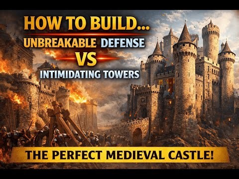 Master Medieval Architecture | Step-by-Step Castle Build | Ultimate Fortress Design