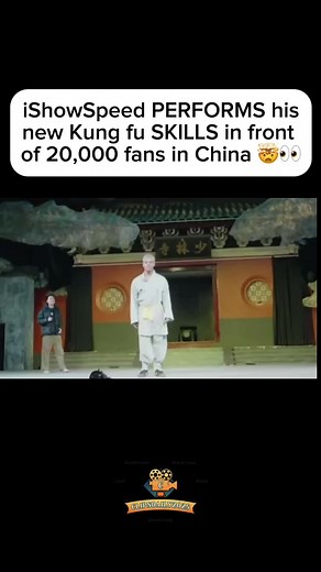 iShowSpeed PERFORMS his new Kung Fu SKILLS in front of 20,000 fans in China 🤯👀 Comment 👉👉👉 if you have Kung fu Skills 🤣🥋 #ishowspeed #ishowspeedclipz #ishowspeedlive #kungfu #martialarts #china #viral #multimedia #fyp #suuiiii