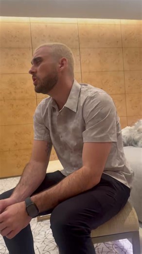 Nicky wondering how women slick their hair back themselves (how else would they do it?)