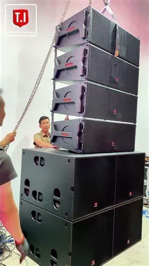 LA212P Dual 12” 3-Way Active Line Array System Setup #dj #music #linearray #tiproaudio