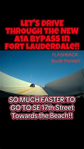 LET'S CHECK OUT the NEW A1A BYPASS ROAD From State Road 84 and US-1 to SE 17th Street at the West Side of the Causeway Bridge!! DID YOU KNOW THIS WAS HERE?? 😳💝💖🤔 #flashbacksouthflorida #southflorida #ftlauderdale #fortlauderdale #fortlauderdalebeach | Flashback South Florida - Memories and Memorabilia