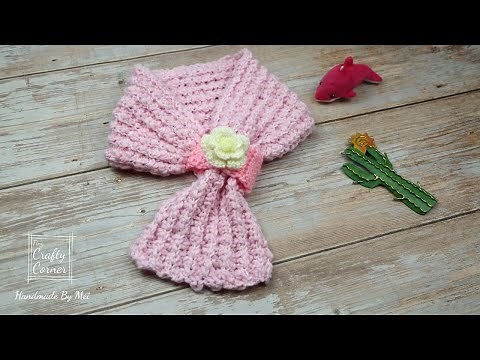 Crochet Easy And Quick Scarf // Keyhole Scarf For All Ages Great Gift Idea