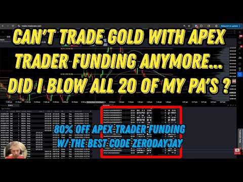 Apex Trader Funding (No More Gold Trading, Here's What Happened Since...)