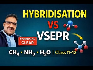 VSEPR vs Hybridization | Molecular Geometry Explained |NEET