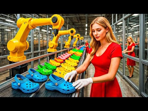 How CROCS are made in the Factory