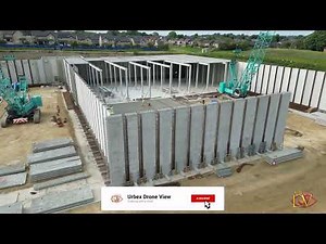 Building an Underground Reservoir, Springwell Village, Gateshead. #northumbriawater #construction
