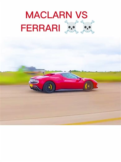 "McLaren vs Ferrari – Ultimate Speed Battle 🚀" #carshorts #automobile #dragracing