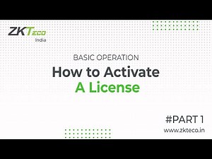 How to Activate ZKBio CVSecurity Software License